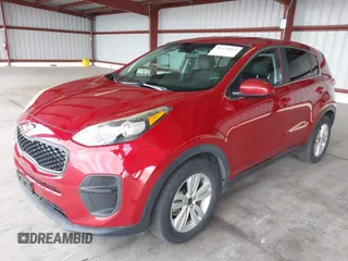 2018 Kia Sportage LX with VIN KNDPM3AC5J7328469, listed as a IAAI auction lot 42134262 with 126,482 mi miles and . Bid and sale history available at carsss.com. Image 2.