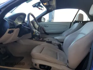 2010 BMW 1 Series 128i with VIN WBAUL7C50AVJ77979, listed as a Copart auction lot 79938664 with 53,740 mi miles and Salvage title. Bid and sale history available at DreamBid. Image 7.