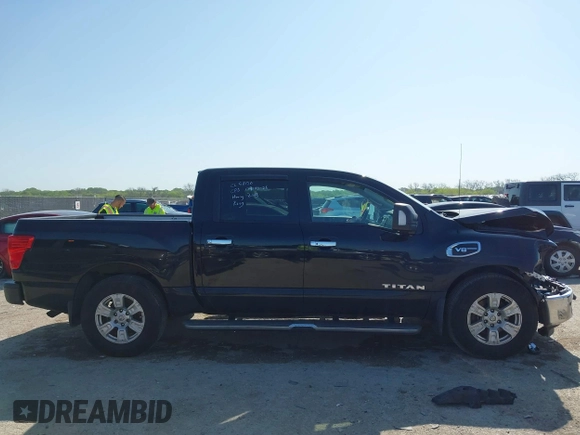 2017 Nissan Titan SV with VIN 1N6AA1E68HN535917, listed as a IAAI auction lot 41974261 with 162,561 mi miles and . Bid and sale history available at DreamBid. Image 14.