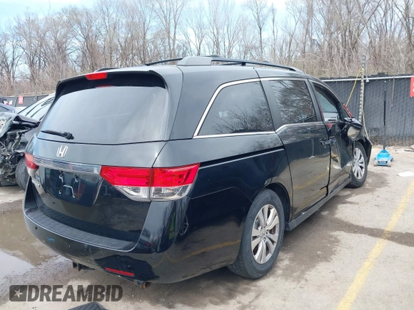 2016 Honda Odyssey EX-L with VIN 5FNRL5H68GB150485, listed as a IAAI auction lot 41835927 with 97,765 mi miles. Bid and sale history available at carsss.com. Image 4.