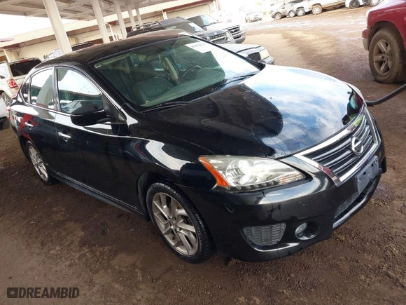 2013 Nissan Sentra SV with VIN 3N1AB7APXDL709677, listed as a IAAI auction lot 41872070 with 76,741 mi miles. Bid and sale history available at carsss.com. Image 1.