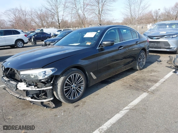 2018 BMW 5 Series 530i xDrive with VIN WBAJA7C55JWA71551, listed as a IAAI auction lot 41779459 with 155,424 mi miles. Bid and sale history available at carsss.com. Image 18.