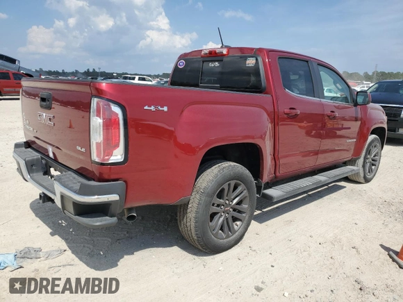 2019 GMC Canyon 4WD SLE with VIN 1GTG6CEN6K1322416, listed as a Copart auction lot 72979264 with 66,331 mi miles and Salvage Title. Bid and sale history available at carsss.com. Image 3.