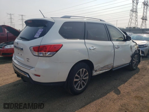 2014 Nissan Pathfinder S with VIN 5N1AR2MM2EC659072, listed as a Copart auction lot 60507775 with 189,292 mi miles and Salvage title. Bid and sale history available at DreamBid. Image 3.
