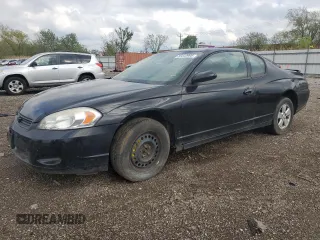 2007 Chevrolet Monte Carlo LS z VIN 2G1WJ15K979369102, wystawiony jako Copart lot #55442995 z przebiegiem 96 225 mil mil oraz Czysty tytuł • Clean title. Historia ofert i sprzedaży dostępna na DreamBid. Obrazek 1.