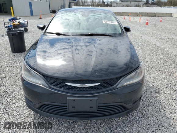 2017 Chrysler 200 Touring with VIN 1C3CCCFB0HN502749, listed as a Copart auction lot 52129805 with 170,653 mi miles and Salvage Title. Bid and sale history available at carsss.com. Image 5.