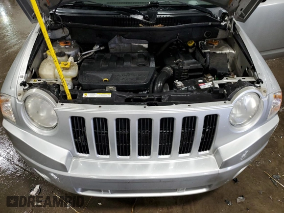 2007 Jeep Compass Sport with VIN 1J8FT47W37D123838, listed as a Copart auction lot 45653355 with 152,337 mi miles and Salvage Title. Bid and sale history available at carsss.com. Image 12.