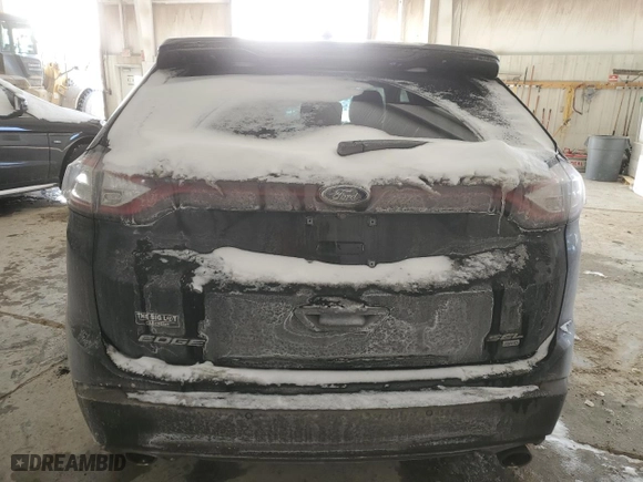 2017 Ford Edge SEL with VIN 2FMPK4J83HBC17097, listed as a Copart auction lot 44496985 with 155,787 mi miles and Salvage Title. Bid and sale history available at carsss.com. Image 6.