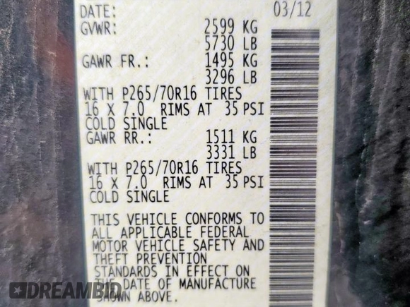 2012 Nissan Frontier SV z VIN 1N6AD0ER7CC438109, wystawiony jako Copart lot #58622765 z przebiegiem 178 399 mil mil oraz Szkoda całkowita • Salvage title. Historia ofert i sprzedaży dostępna na DreamBid. Obrazek 12.