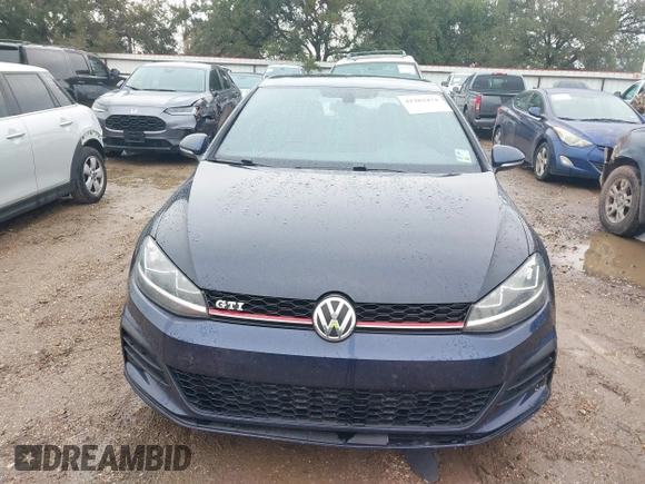2018 Volkswagen Golf GTI S with VIN 3VW447AUXJM275709, listed as a IAAI auction lot 41282474 with 136,496 mi miles. Bid and sale history available at carsss.com. Image 12.