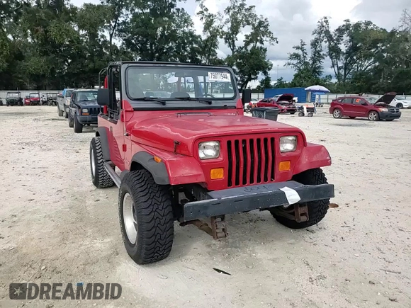 1994 Jeep Wrangler S with VIN 1J4FY19P2RP444892, listed as a Copart auction lot 75077944 with 0 mi miles and Salvage Title. Bid and sale history available at carsss.com. Image 12.