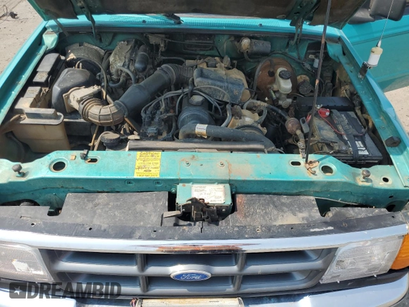 1994 Ford Ranger Splash with VIN 1FTCR10A4RPA84328, listed as a Copart auction lot 59205525 with 390,494 mi miles and Salvage title. Bid and sale history available at DreamBid. Image 11.
