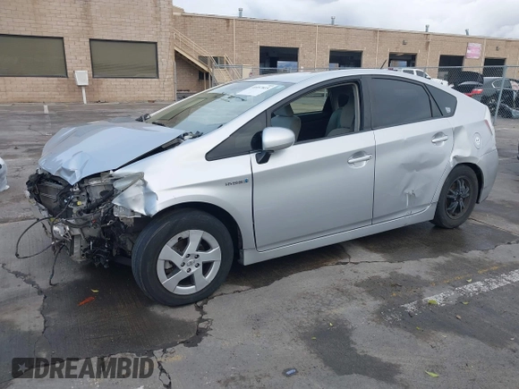 2010 Toyota Prius II with VIN JTDKN3DUXA0005068, listed as a IAAI auction lot 40957815 with 185,482 mi miles. Bid and sale history available at carsss.com. Image 18.
