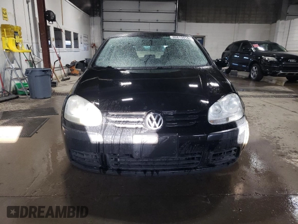2009 Volkswagen Rabbit S with VIN WVWAA71K69W001495, listed as a Copart auction lot 86813914 with 147,398 mi miles and Salvage title. Bid and sale history available at DreamBid. Image 5.