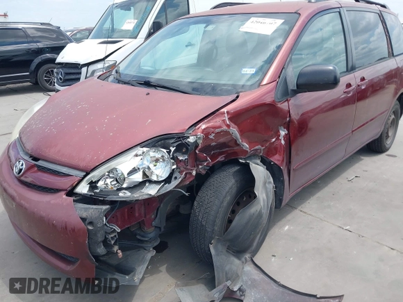 2009 Toyota Sienna CE with VIN 5TDZK23C29S246156, listed as a IAAI auction lot 42046707 with 169,890 mi miles and . Bid and sale history available at DreamBid. Image 6.