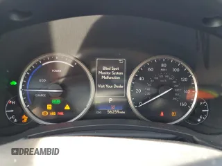 2019 Lexus NX 300h with VIN JTJBJRBZ1K2106287, listed as a Copart auction lot 50622065 with 56,259 mi miles and Salvage title. Bid and sale history available at DreamBid. Image 9.
