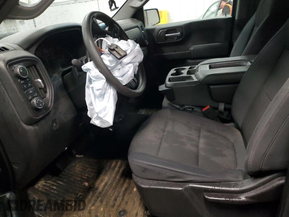 2019 Chevrolet Silverado 1500 Custom with VIN 3GCPYBEH2KG309386, listed as a Copart auction lot 47619785 with Not Provided miles and Salvage Title. Bid and sale history available at DreamBid. Image 7.