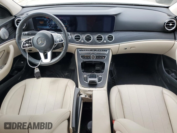 2020 Mercedes-Benz E-Class E 350 with VIN WDDZF8EB9LA707097, listed as a Copart auction lot 52380605 with 33,417 mi miles and Salvage Title. Bid and sale history available at carsss.com. Image 8.