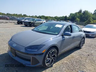 2023 Hyundai IONIQ 6 Limited with VIN KMHM54AAXPA039955, listed as a IAAI auction lot 40269943 with 1 mi miles. Bid and sale history available at carsss.com. Image 2.