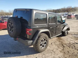 2022 Jeep Wrangler Unlimited Rubicon with VIN 1C4JJXR62NW170222, listed as a Copart auction lot 80116894 with 40,142 mi miles and Salvage title. Bid and sale history available at DreamBid. Image 3.