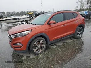 2016 Hyundai Tucson Limited with VIN KM8J33A20GU127066, listed as a Copart auction lot 50181745 with 105,934 mi miles and Clean Title. Bid and sale history available at carsss.com. Image 1.