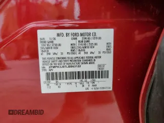 2020 Ford Edge SEL z VIN 2FMPK3J97LBB63122, wystawiony jako Copart lot #58329615 z przebiegiem 39 184 mil mil oraz Szkoda całkowita • Salvage title. Historia ofert i sprzedaży dostępna na DreamBid. Obrazek 13.