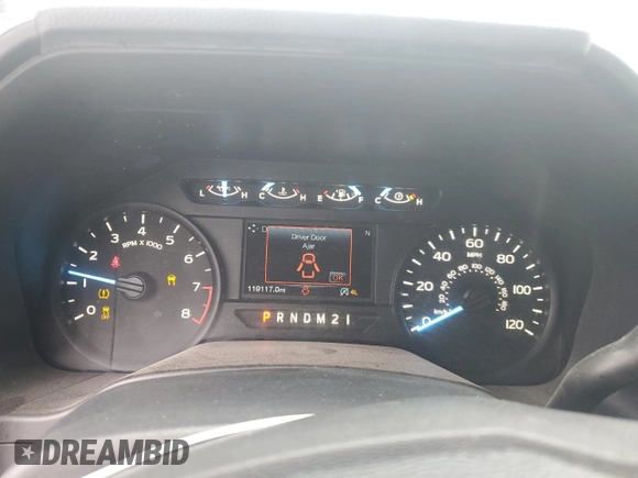 2018 Ford F-150 XL with VIN 1FTMF1EB9JFE54679, listed as a Copart auction lot 45195615 with 119,117 mi miles and Salvage title. Bid and sale history available at DreamBid. Image 9.