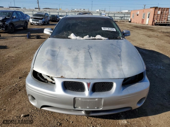 2001 Pontiac Grand Prix GT with VIN 1G2WP12K91F266680, listed as a Copart auction lot 88736345 with 132,195 mi miles and Salvage Title. Bid and sale history available at carsss.com. Image 5.