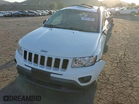 2011 Jeep Compass Latitude with VIN 1J4NT1FB7BD236694, listed as a Copart auction lot 46721365 with 150,897 mi miles and Salvage Title. Bid and sale history available at carsss.com. Image 11.