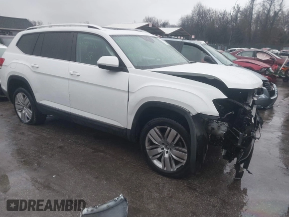 2019 Volkswagen Atlas SEL with VIN 1V2ER2CAXKC544274, listed as a IAAI auction lot 41112216 with 88,052 mi miles and . Bid and sale history available at DreamBid. Image 1.