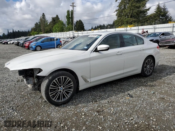 2019 BMW 5 Series 530i z VIN WBAJA5C56KWW14361, wystawiony jako Copart lot #56403635 z przebiegiem 123 182 mil mil oraz Szkoda całkowita • Salvage title. Historia ofert i sprzedaży dostępna na DreamBid. Obrazek 1.