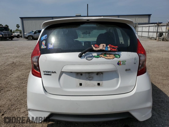 2017 Nissan Versa Note SR with VIN 3N1CE2CP9HL379424, listed as a Copart auction lot 51701005 with 144,600 mi miles and Salvage Title. Bid and sale history available at carsss.com. Image 6.