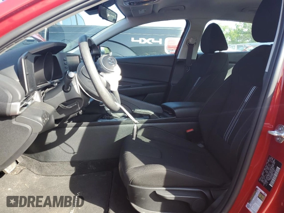 2023 Hyundai Elantra SEL with VIN KMHLM4AG9PU497844, listed as a Copart auction lot 53797834 with 13,488 mi miles and Salvage Title. Bid and sale history available at DreamBid. Image 7.
