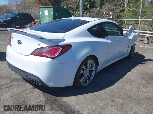 2016 Hyundai Genesis Coupe R-Spec with VIN KMHHU6KJ7GU132025, listed as a IAAI auction lot 41848778 with 63,562 mi miles and . Bid and sale history available at DreamBid. Image 4.