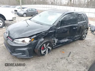 2020 Volkswagen Golf GTI S with VIN 3VW6T7AU9LM008589, listed as a IAAI auction lot 41622513 with 67,713 mi miles. Bid and sale history available at carsss.com. Image 2.