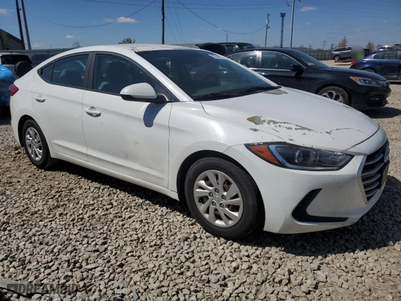 2017 Hyundai Elantra SE with VIN 5NPD74LF0HH194922, listed as a Copart auction lot 53548685 with 71,073 mi miles and Clean Title. Bid and sale history available at carsss.com. Image 4.