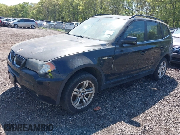 2006 BMW X3 3.0i with VIN WBXPA934X6WG89748, listed as a IAAI auction lot 42225227 with Not provided miles and . Bid and sale history available at DreamBid. Image 2.