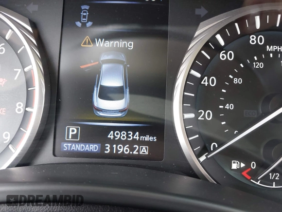 2021 Infiniti Q50 Luxe z VIN JN1EV7BRXMM752446, wystawiony jako IAAI lot #42158327 z przebiegiem 49 834 mil mil oraz . Historia ofert i sprzedaży dostępna na DreamBid. Obrazek 15.