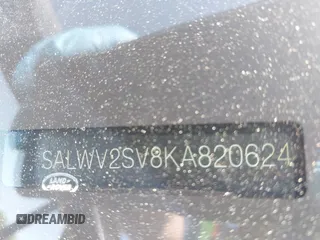 2019 Land Rover Range Rover Sport HSE Dynamic with VIN SALWV2SV8KA820624, listed as a IAAI auction lot 42109920 with 122,076 mi miles and . Bid and sale history available at DreamBid. Image 9.