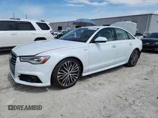 2017 Audi A6 Premium Plus with VIN WAUF2AFC6HN117976, listed as a Copart auction lot 63971095 with 79,979 mi miles and Salvage title. Bid and sale history available at DreamBid. Image 1.