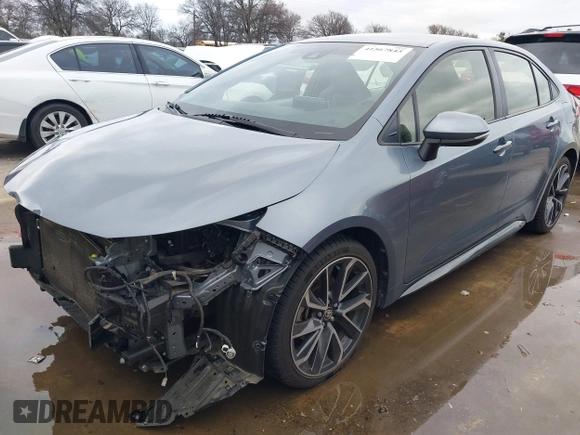 2020 Toyota Corolla SE with VIN JTDS4RCE5LJ024964, listed as a IAAI auction lot 41567845 with 58,549 mi miles. Bid and sale history available at carsss.com. Image 20.