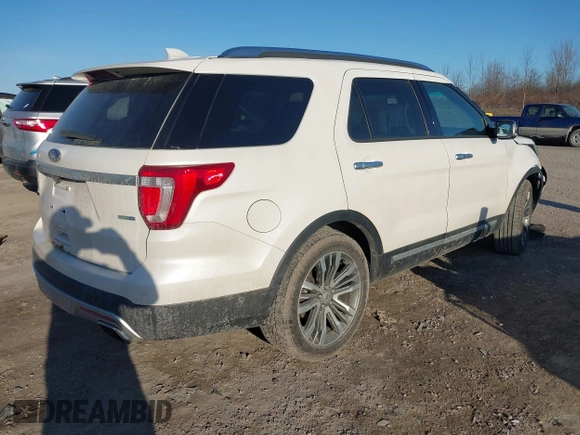 2016 Ford Explorer Platinum with VIN 1FM5K8HT9GGD19598, listed as a IAAI auction lot 41817151 with 100,190 mi miles and . Bid and sale history available at DreamBid. Image 4.