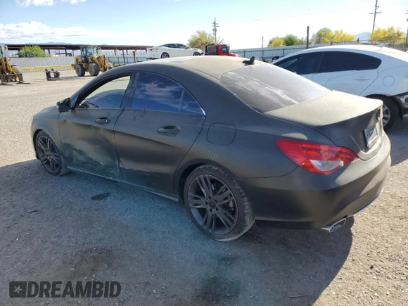 2015 Mercedes-Benz CLA 250 with VIN WDDSJ4EB6FN195210, listed as a Copart auction lot 52915925 with 71,555 mi miles and Salvage Title. Bid and sale history available at DreamBid. Image 2.
