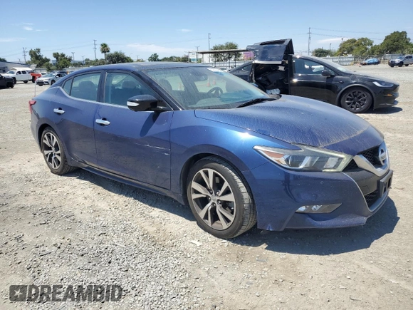 2016 Nissan Maxima SV with VIN 1N4AA6AP5GC383724, listed as a Copart auction lot 63520495 with 79,796 mi miles and Salvage title. Bid and sale history available at DreamBid. Image 4.