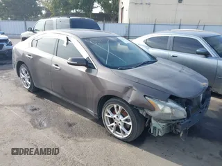 2012 Nissan Maxima S z VIN 1N4AA5AP3CC855648, wystawiony jako IAAI lot #37804768 z przebiegiem Nie podano mil oraz . Historia ofert i sprzedaży dostępna na DreamBid. Obrazek 1.