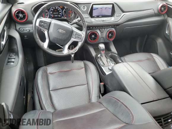 2020 Chevrolet Blazer RS with VIN 3GNKBERS2LS710607, listed as a Copart auction lot 51302345 with 42,587 mi miles and Salvage title. Bid and sale history available at DreamBid. Image 8.
