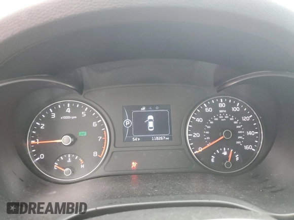 2016 Kia Optima LX with VIN 5XXGT4L37GG003344, listed as a Copart auction lot 51179445 with 118,267 mi miles and Salvage Title. Bid and sale history available at carsss.com. Image 9.