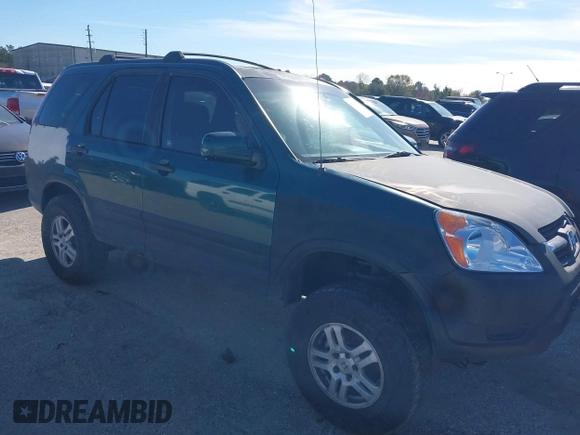 2002 Honda CR-V EX with VIN JHLRD78842C040973, listed as a IAAI auction lot 41214880 with 153,429 mi miles and . Bid and sale history available at DreamBid. Image 1.