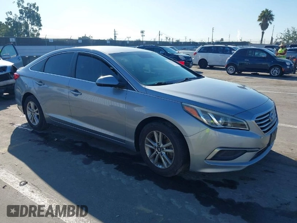 2017 Hyundai Sonata SE with VIN 5NPE24AF3HH564783, listed as a IAAI auction lot 41744125 with Not Provided miles. Bid and sale history available at carsss.com. Image 1.