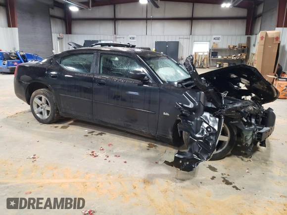 2010 Dodge Charger SXT with VIN 2B3CA3CV8AH285886, listed as a Copart auction lot 45985515 with Not Provided miles and Salvage Title. Bid and sale history available at carsss.com. Image 4.